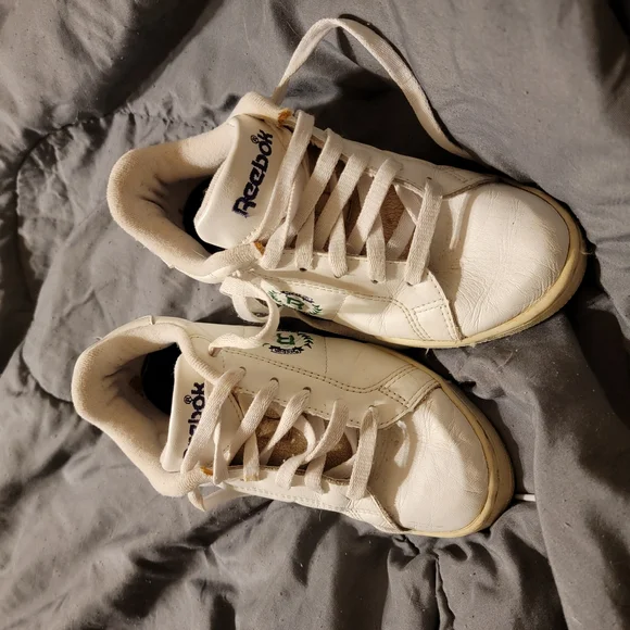 Reebok Green and White Athletic Sneakers - Picture 5 of 5